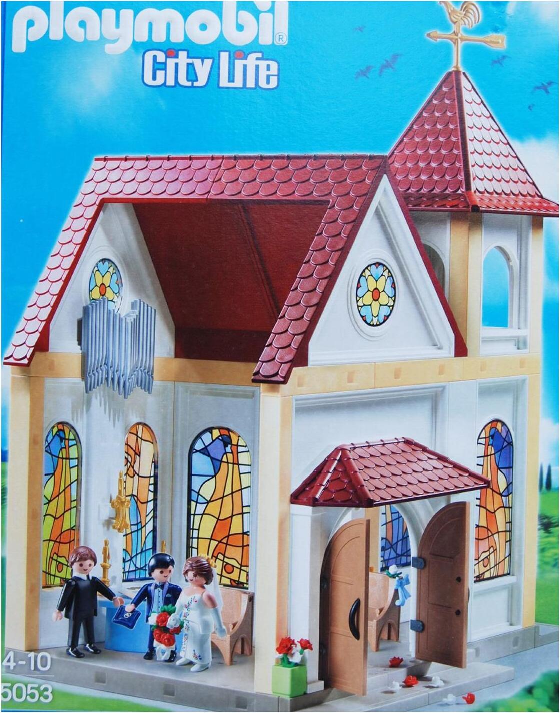 PLAYMOBIL 5053 – Église De Mariage Romantique Avec Prêtre Et Accessoires, Pour Enfants De 4 à 10 Ans
