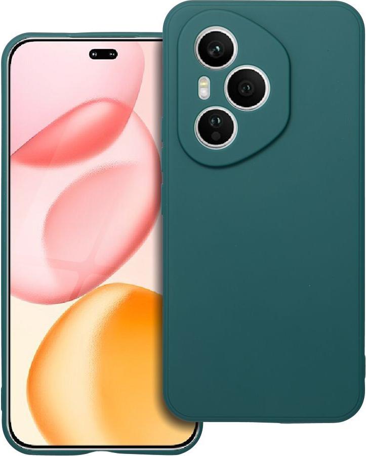 MATT kryt na mobilný telefón vhodný pre HONOR 400 PRO tmavozelený