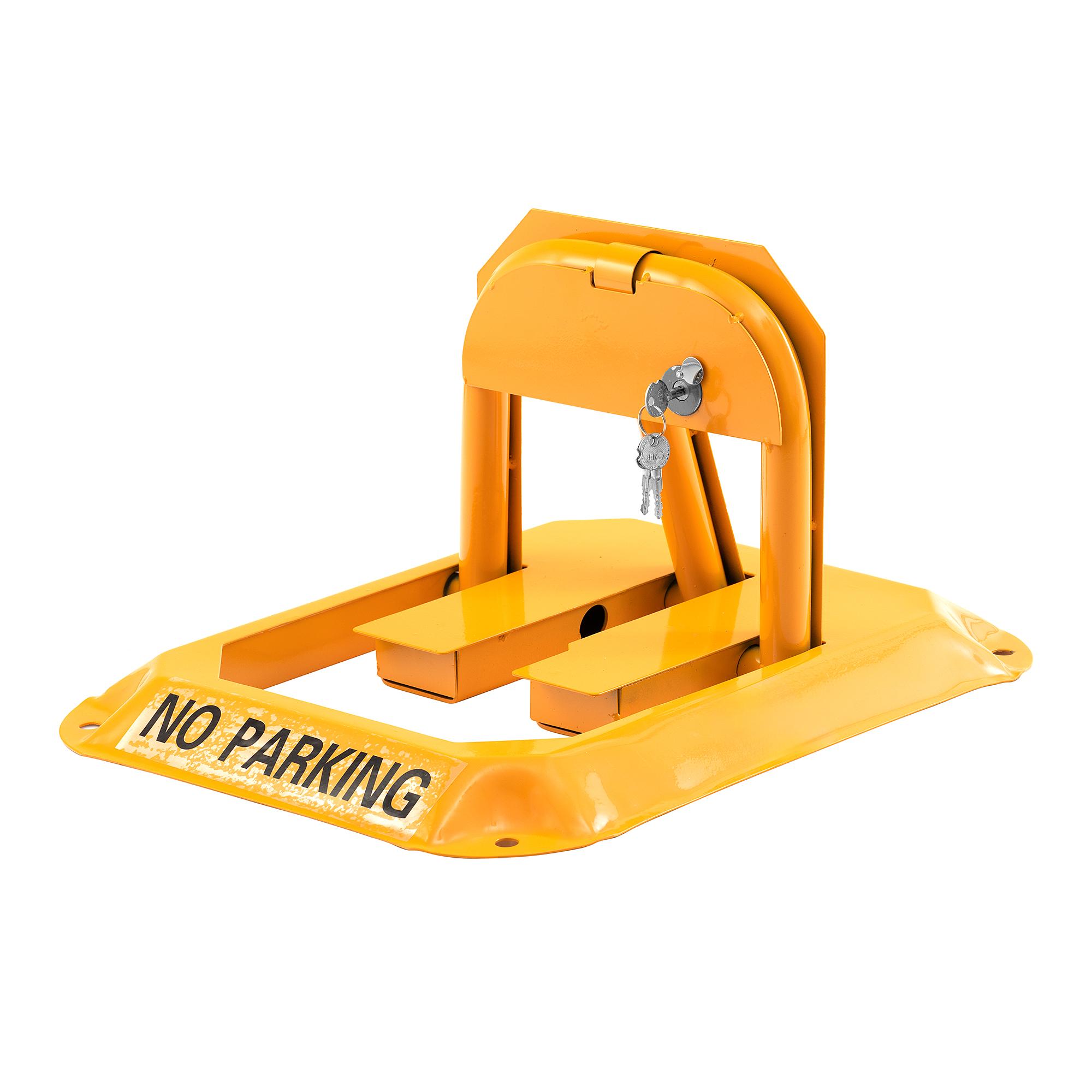 SEVICO Absperrpfosten Klappbar Parkplatzsperre Parkpfosten Parkplatz Parkplatzbügel V53