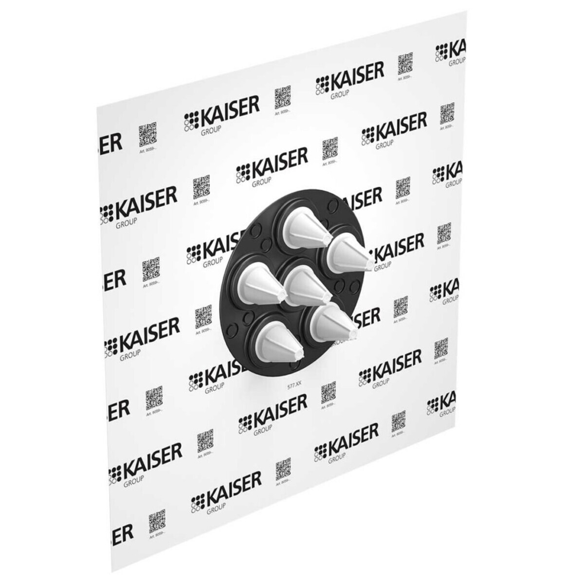 Kaiser Luftdichtungsmanschette Ø 4-11mm für 1-6 Leitungen/Rohre, 1 Stk. 9059-61