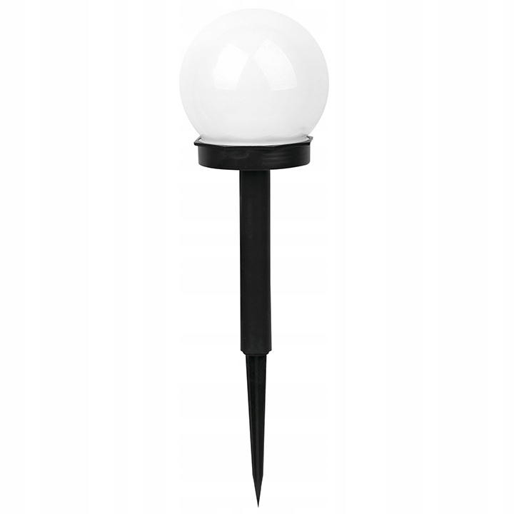 Polux Solarleuchte 6500K Led Kugel Weiss Schwarzer Kunststoff - Pl-304711