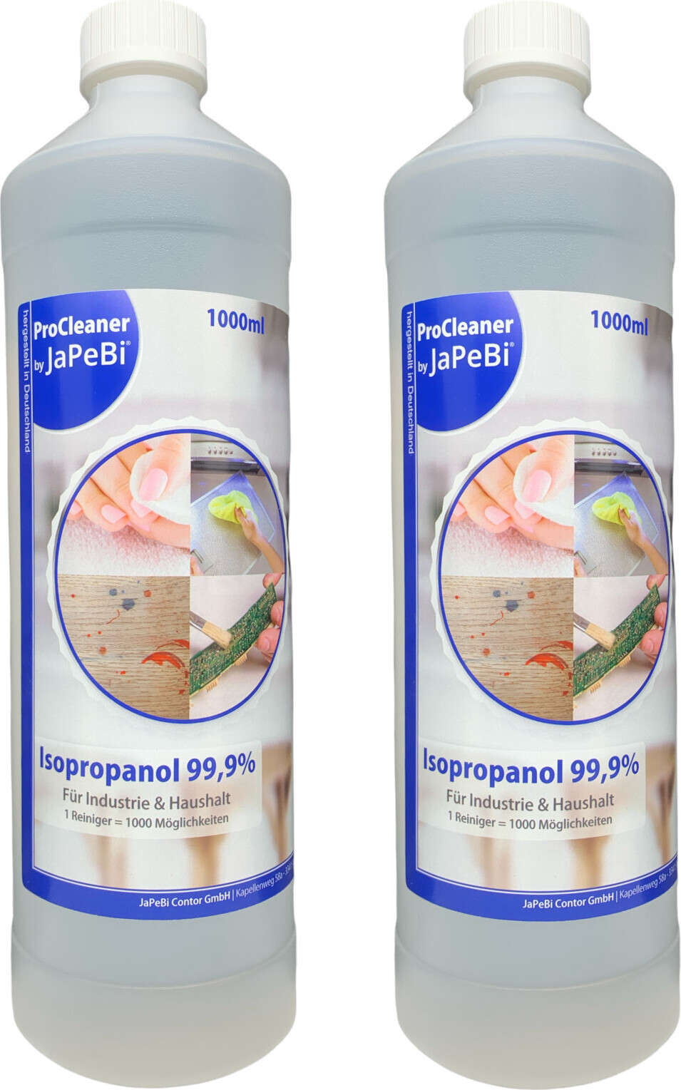 2x 1L Isopropanol 99,9% Isopropylalkohol 2-Propanol