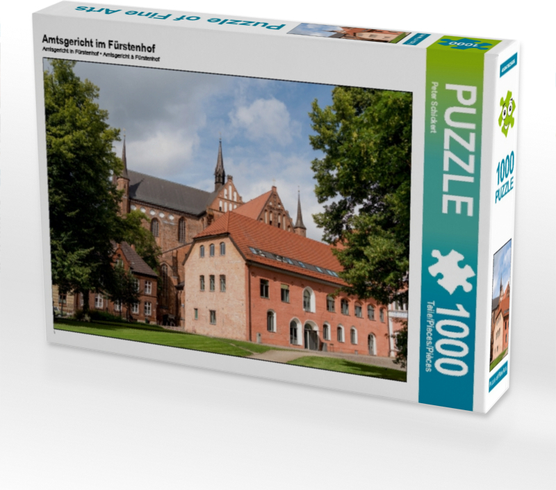 Calvendo Amtsgericht im Fürstenhof 1000 Teile Puzzle quer 640x480mm, Schickert Peter; 7436824