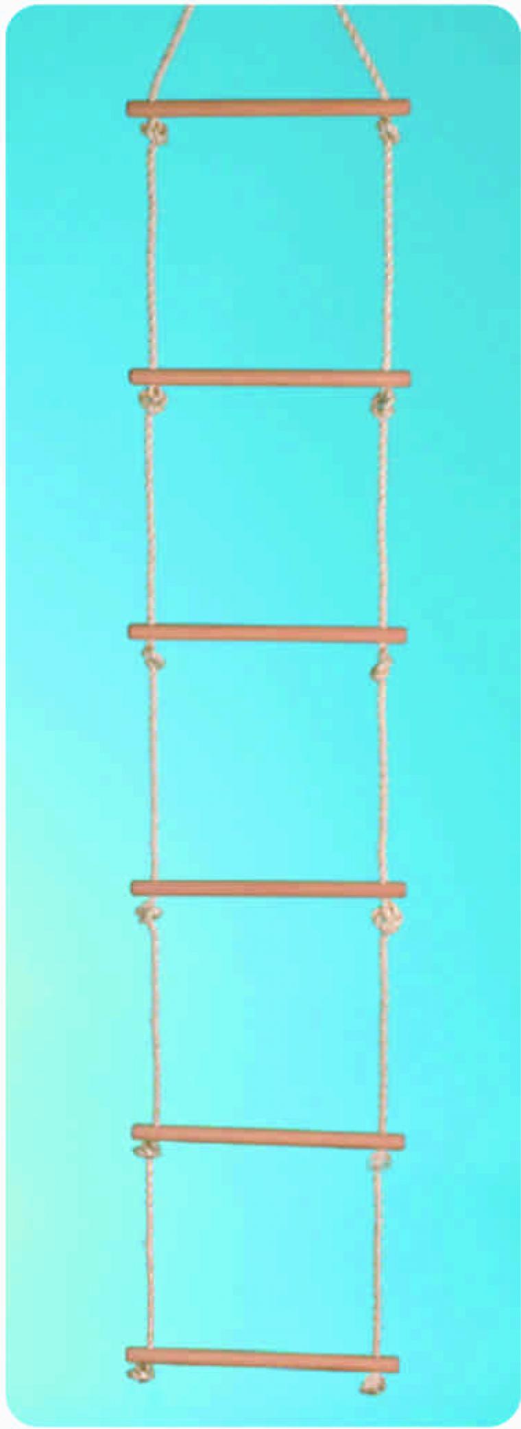 NHF Kletterseil Spielzeug - Strickleiter für Kinder 2 Meter SV4300