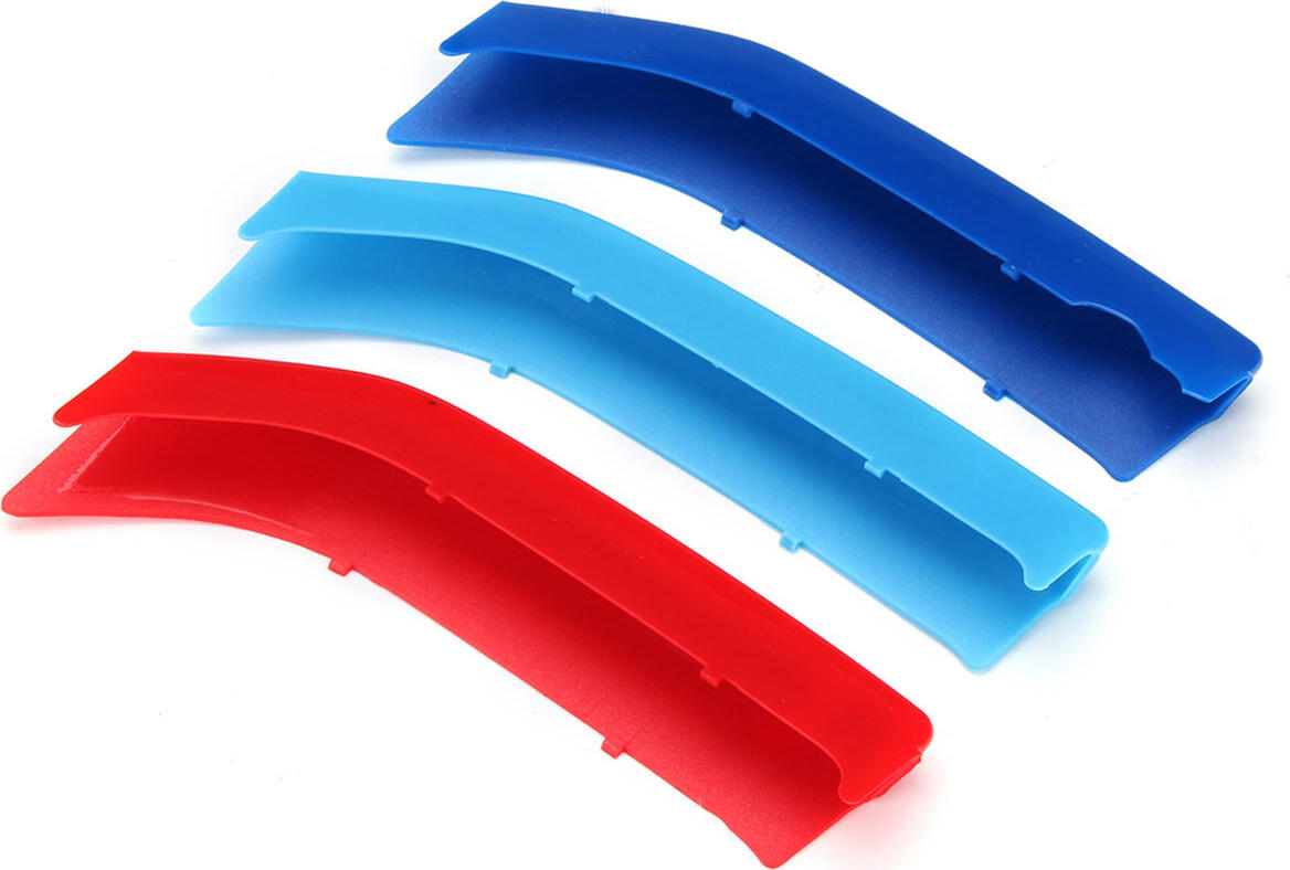 Alle Hersteller Tricolor Front Autoformulierung Trim Strip Cover Dekoration ABS Clip für BMW 2er F22 F23