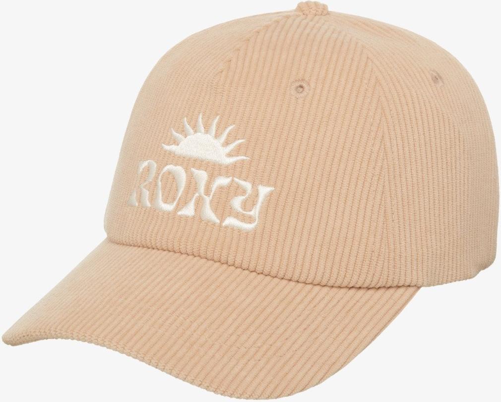 ROXY Brave Lineup Damen Kappe mit Logo-Stickerei, Polyester-Twill, Pebble, 56 cm ERJHA04397-TGJ0