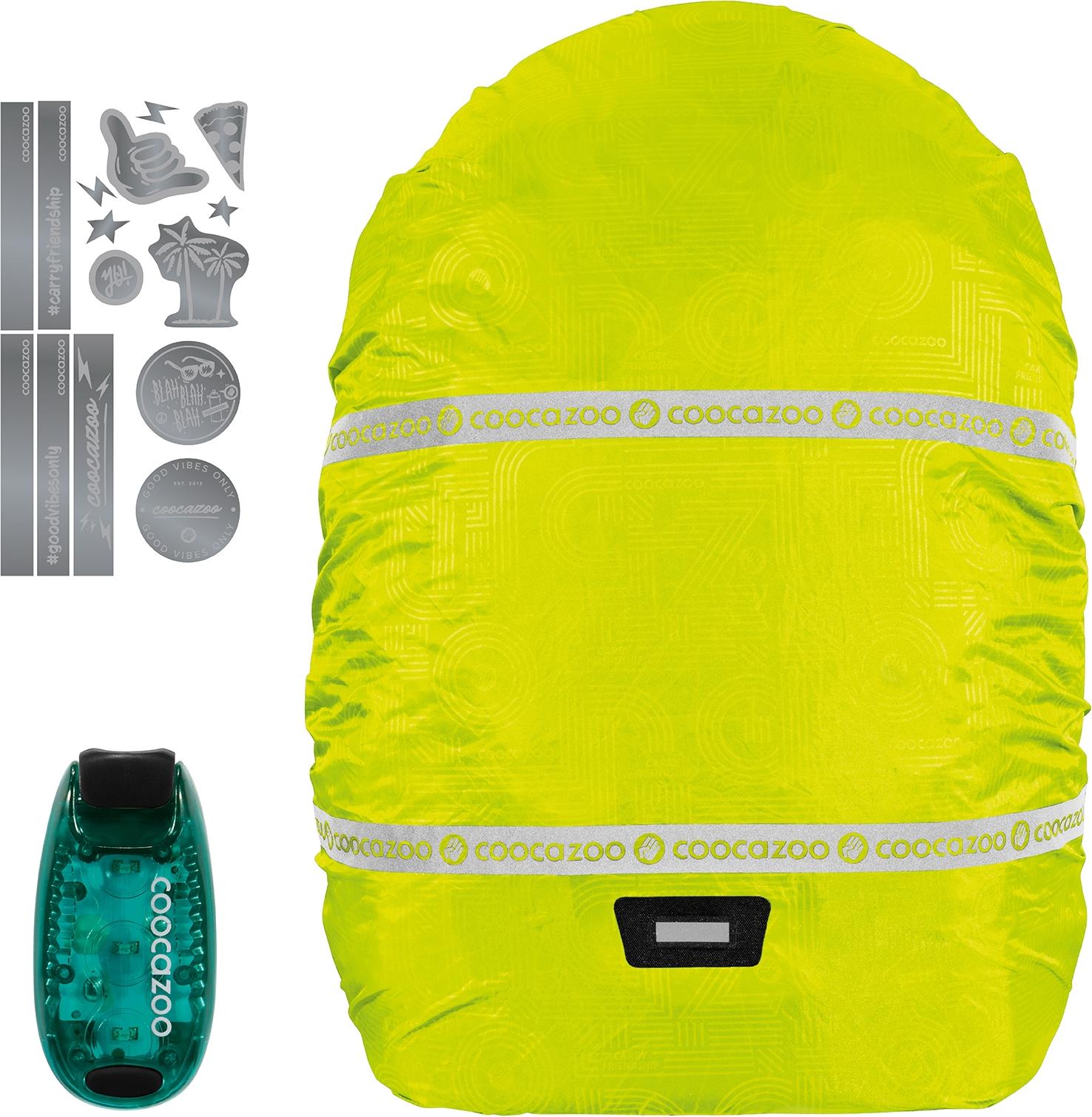 coocazoo Regen- und Sicherheits-Set Regen- und Sicherheits-Set, 3-teilig