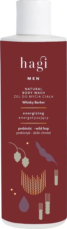 Hagi Naturalny el do mycia ciaa Whisky Barber, 300 ml