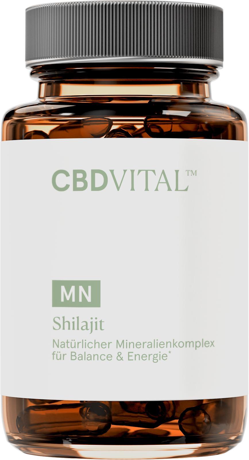 CBDVITAL BY VITRASAN Mumijo Shilajit Kapseln | Hochwertig aus Himalaya | Premium & mit Magnesium
