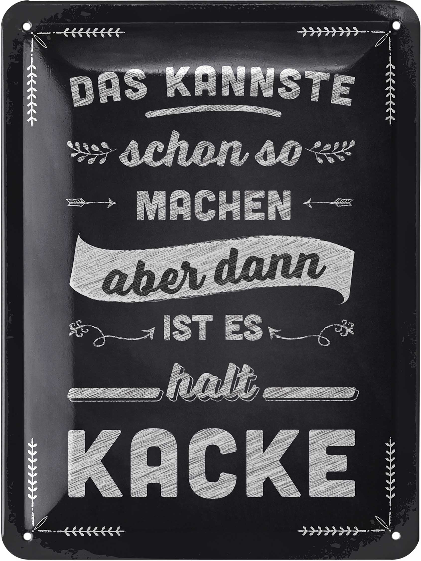 LANOLU retro Blechschilder Sprüche lustig Kaufland.de
