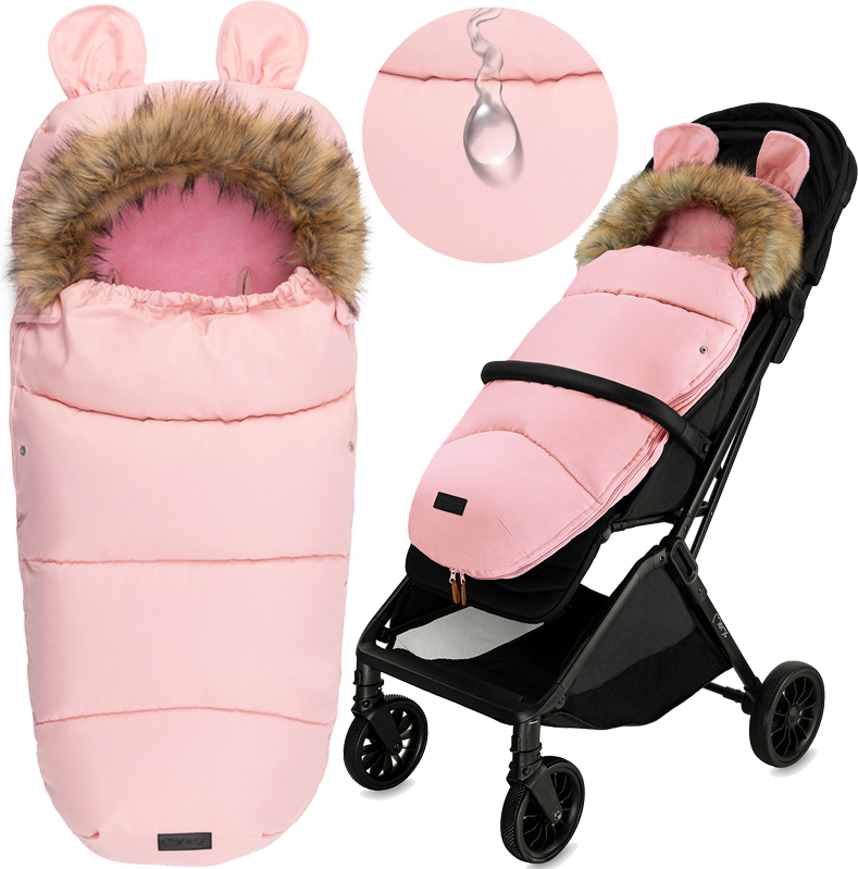 Mi Bollito Kinderwagen Tasche - Große Aufbewahrungstasche Rosa