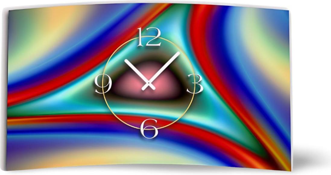 Digital Designer Art psycodelic Designer Wanduhr modernes Wanduhren Design leise kein ticken DIXTIME 3D-0353