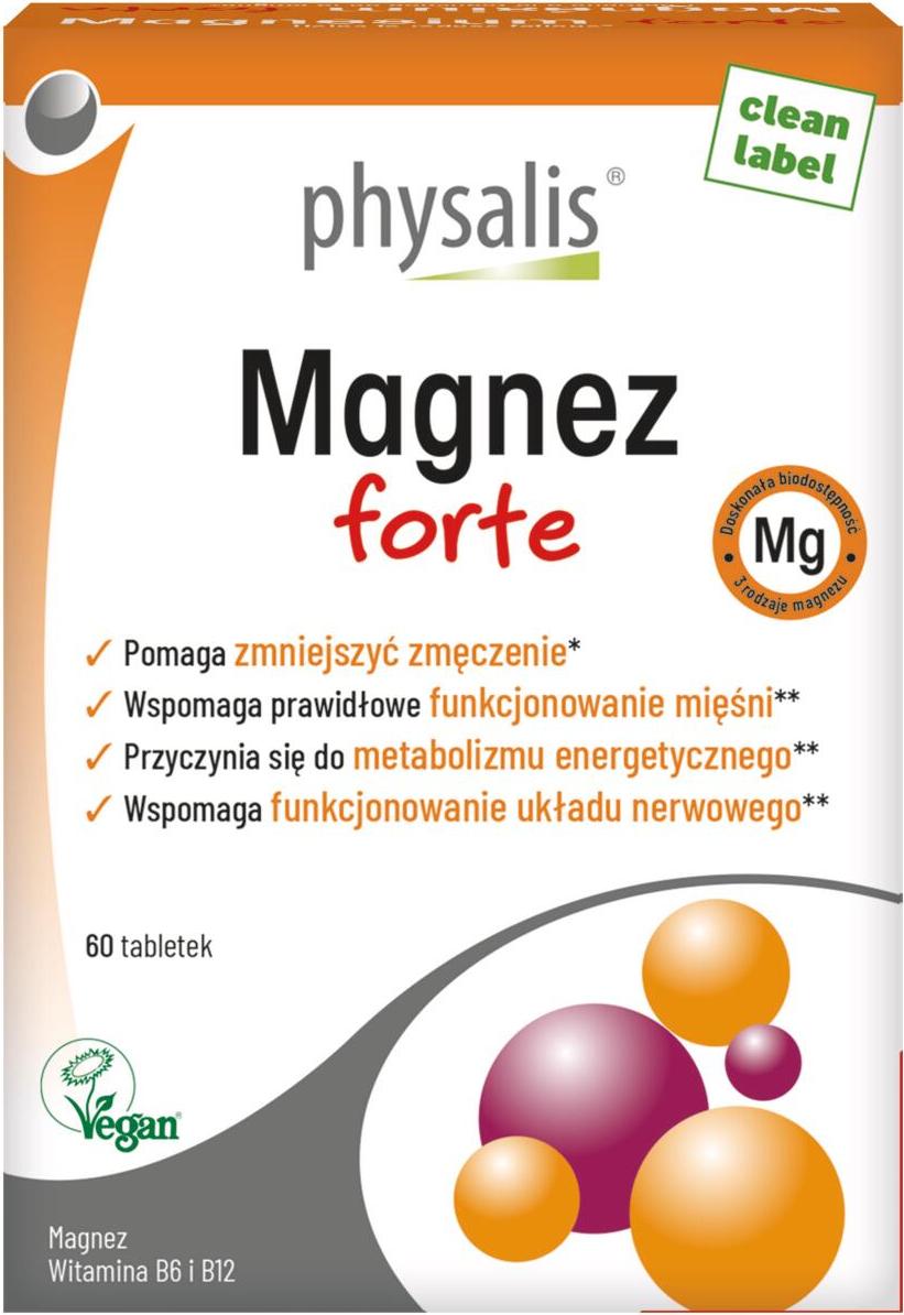 KeyPharm Siemenslaan 11 Magnez Forte 60 Tabletten – Physalis