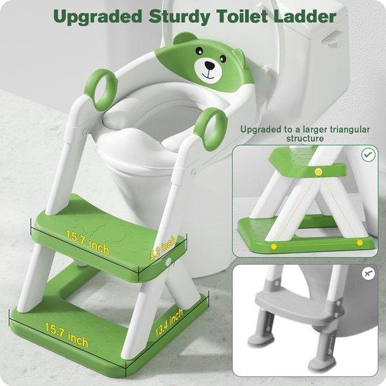 OEM Kinder- WC-Brille mit weichem Schaumkissen und Rutschschutz-Treppenabstieg 2026