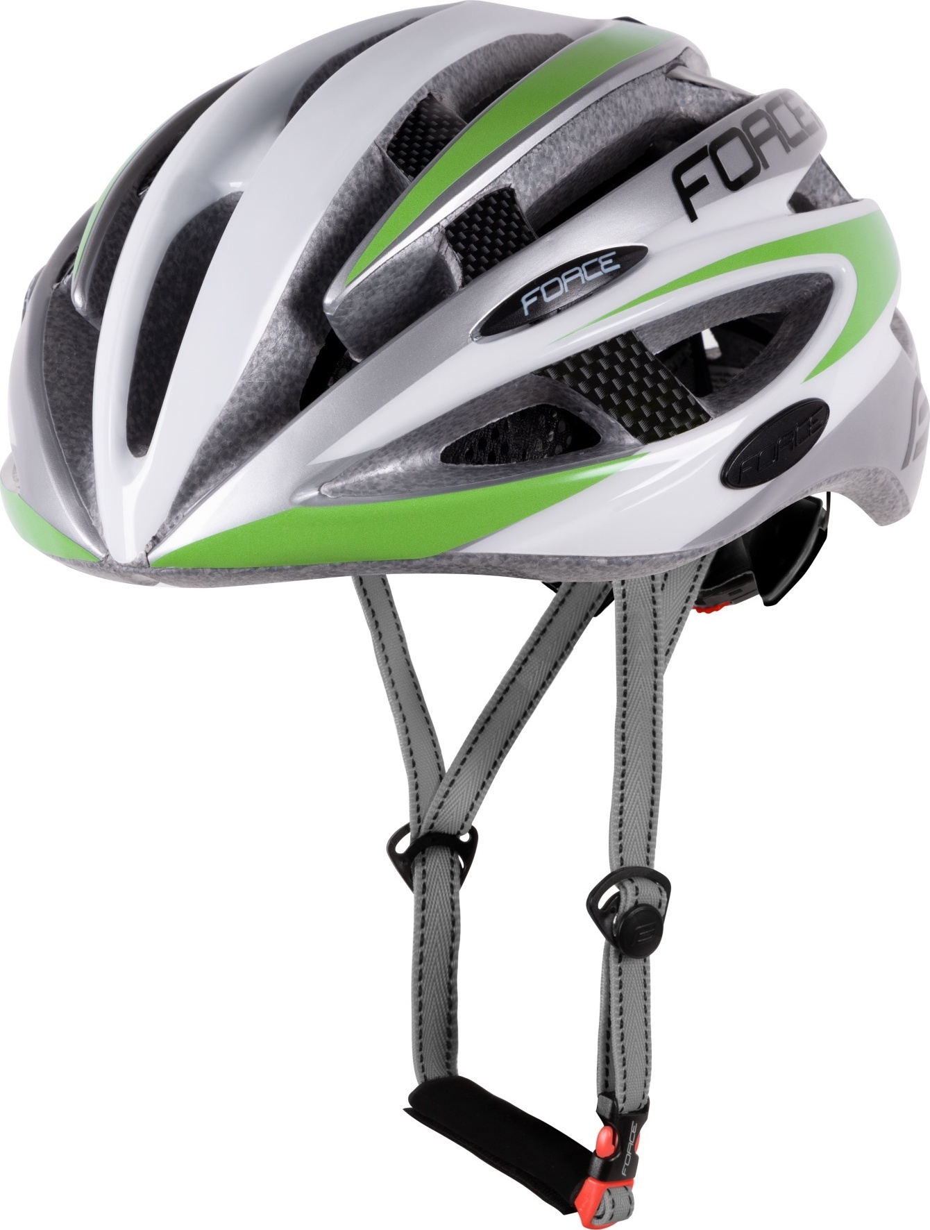 Helm FORCE ROAD weiss-grün S - M 9026194