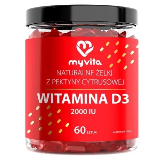 MyVita Vitamin D3 2000 IU Citrus Pectin Gummies 60 Gummies