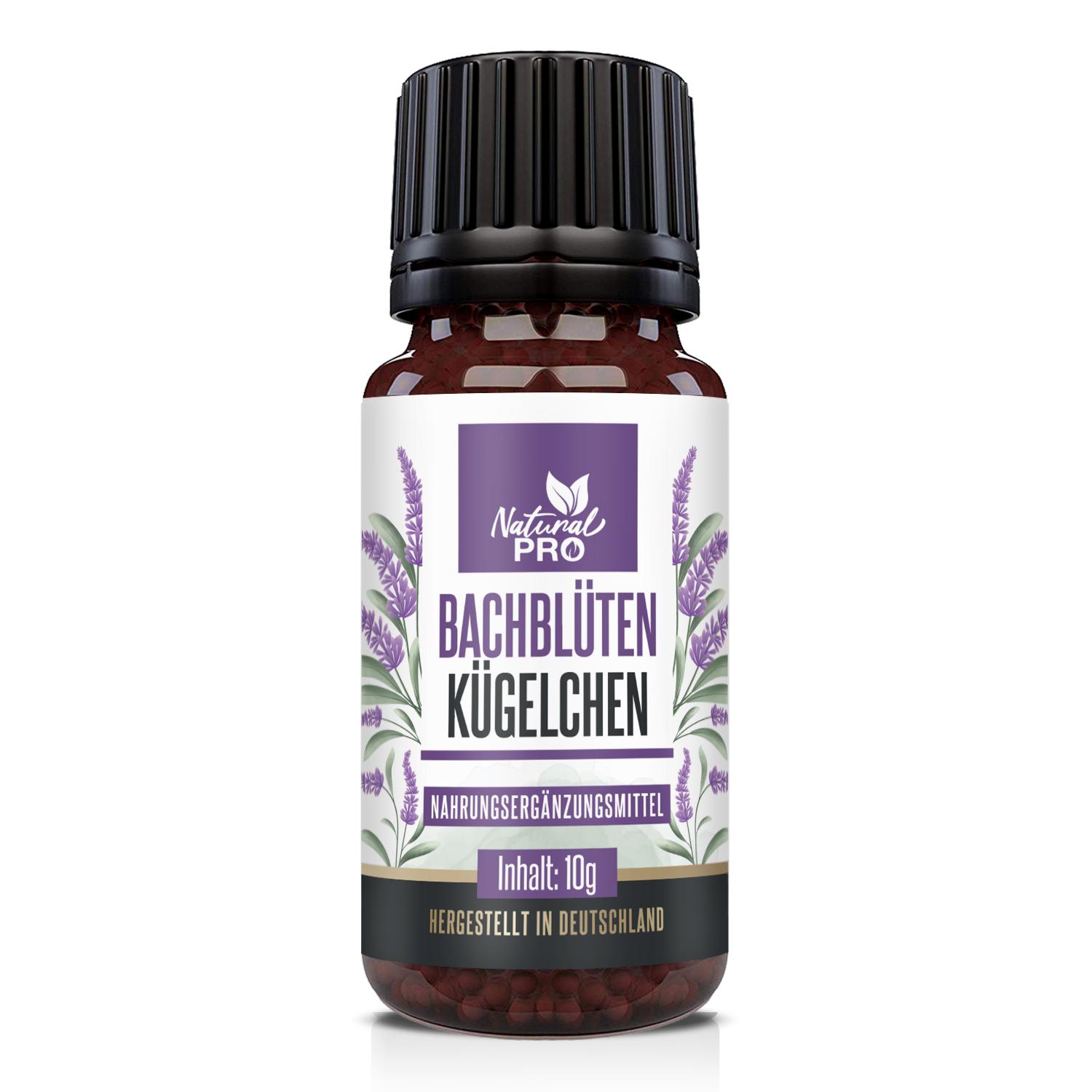 Delta7 Natural Pro | Bachblüten Kügelchen | natürliche Zutaten | Kügelchenform