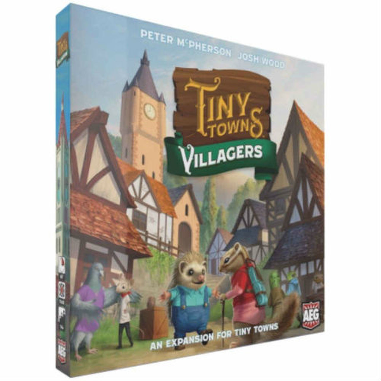 LexShop Tiny Towns Villagers - Brettspiel Erweiterung - ENG Edition AEG-7073