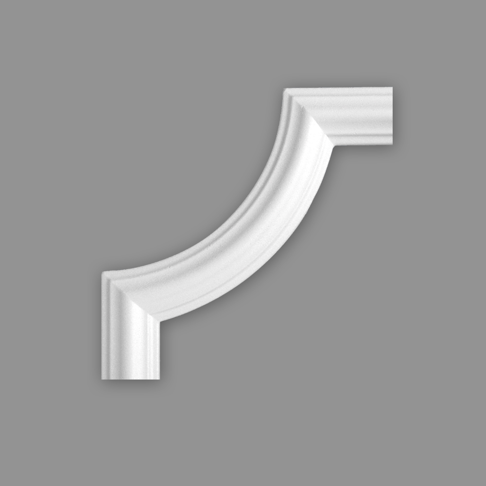 Sachex HOMESTAR Zierleiste Viertelbogen BI 40 (4 Stück), zu Zierleiste I 40, 16241