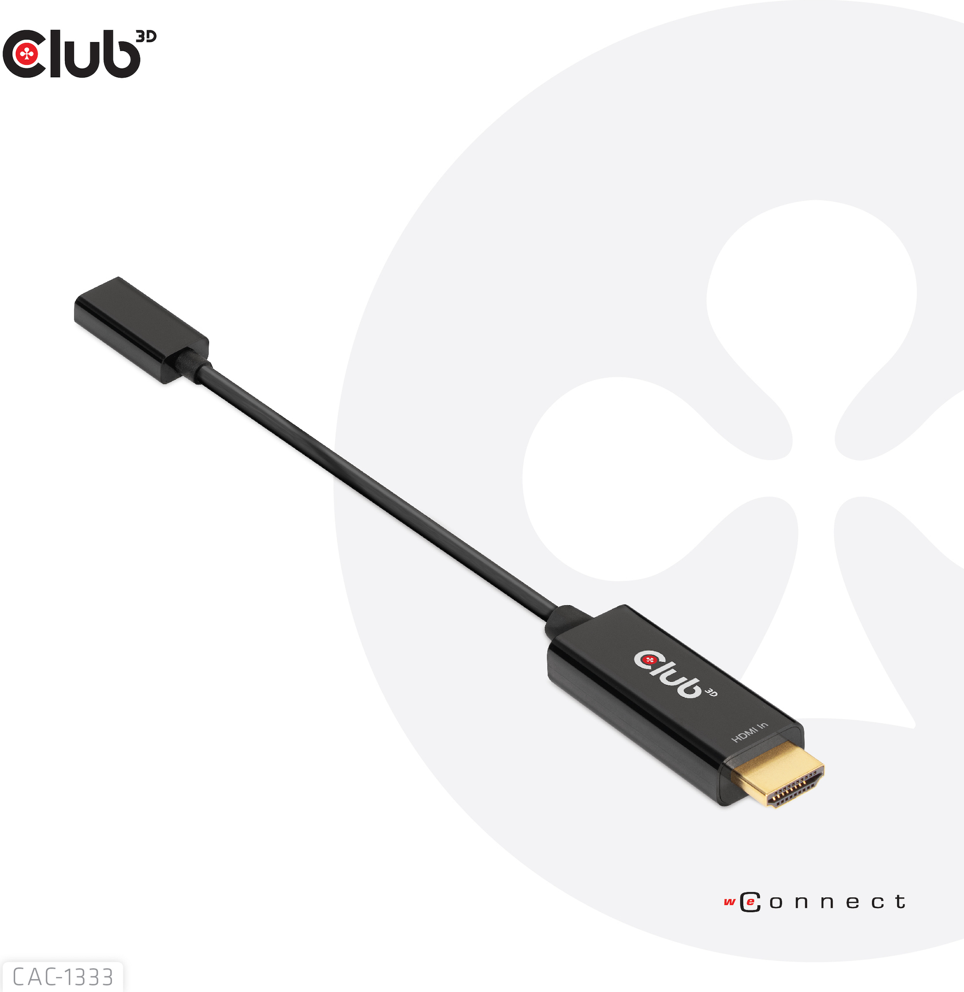 Club3D Adapter HDMI 2. 0 > USB-C 4K60Hz aktiv | Kaufland.pl