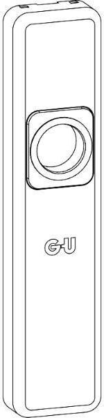 GU HS Deckrosette DIRIGENT innen ohne PZ silber 6-23243-01-0-1