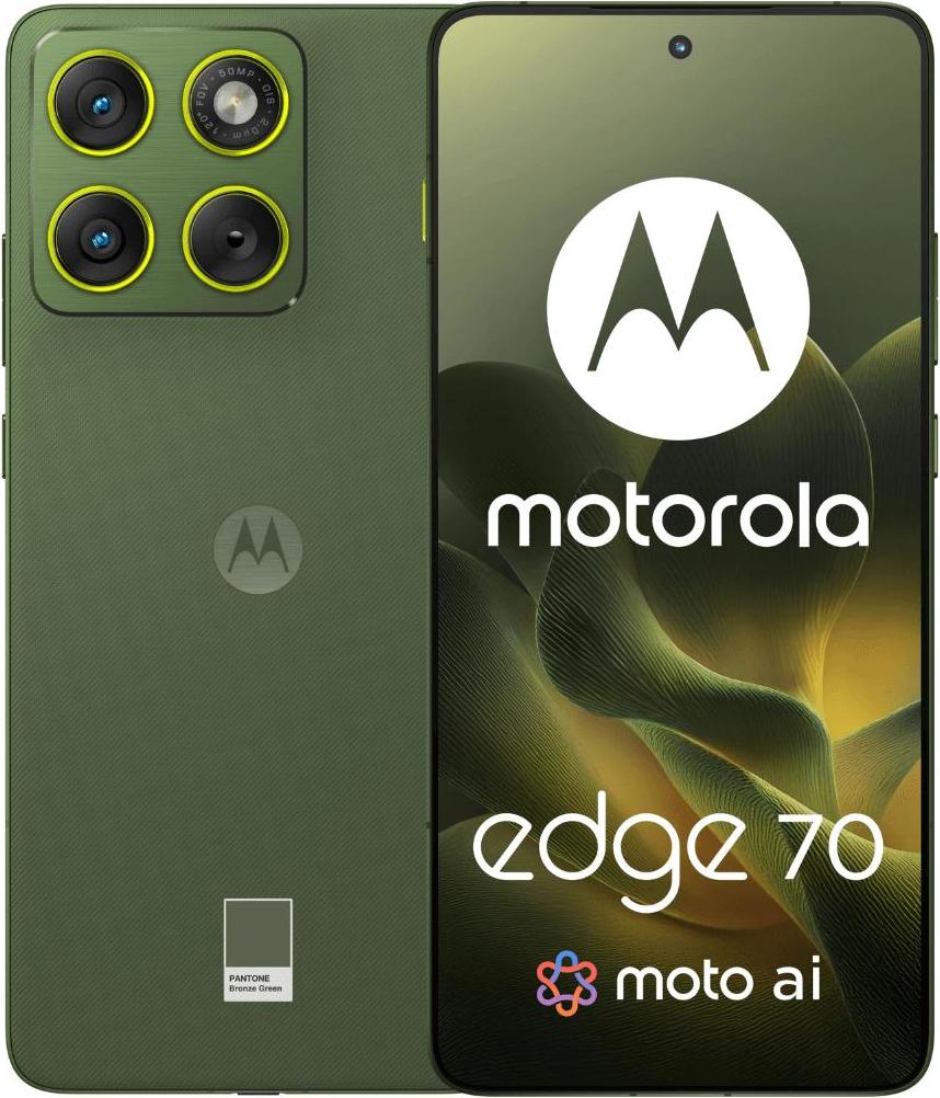 Motorola edge 70 , 17 cm (6.7"), 12 GB, 512 GB, 50 MP, Android 16.0, Zelená