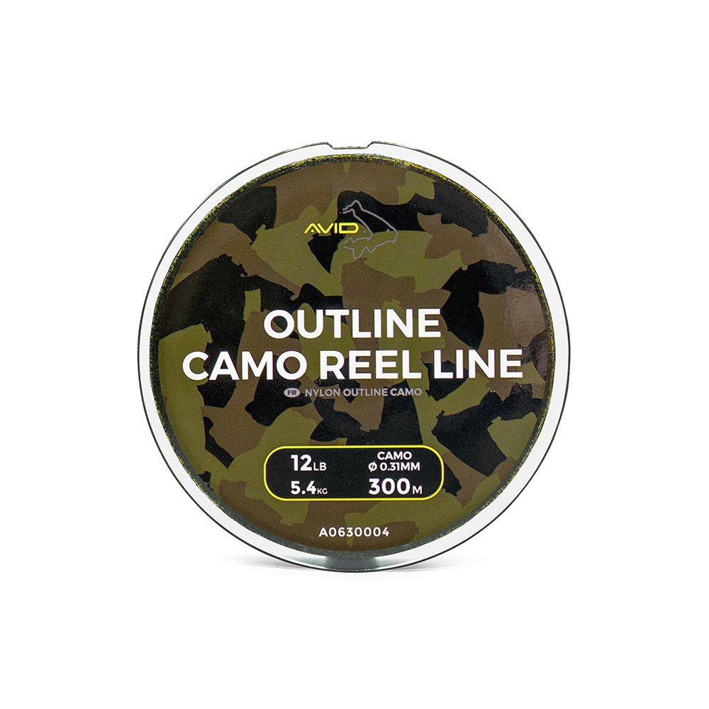 Avid Carp Outline Camo Karpfenlinie 300 M Grün 0.310 mm Grün 0.310 mm A0630004