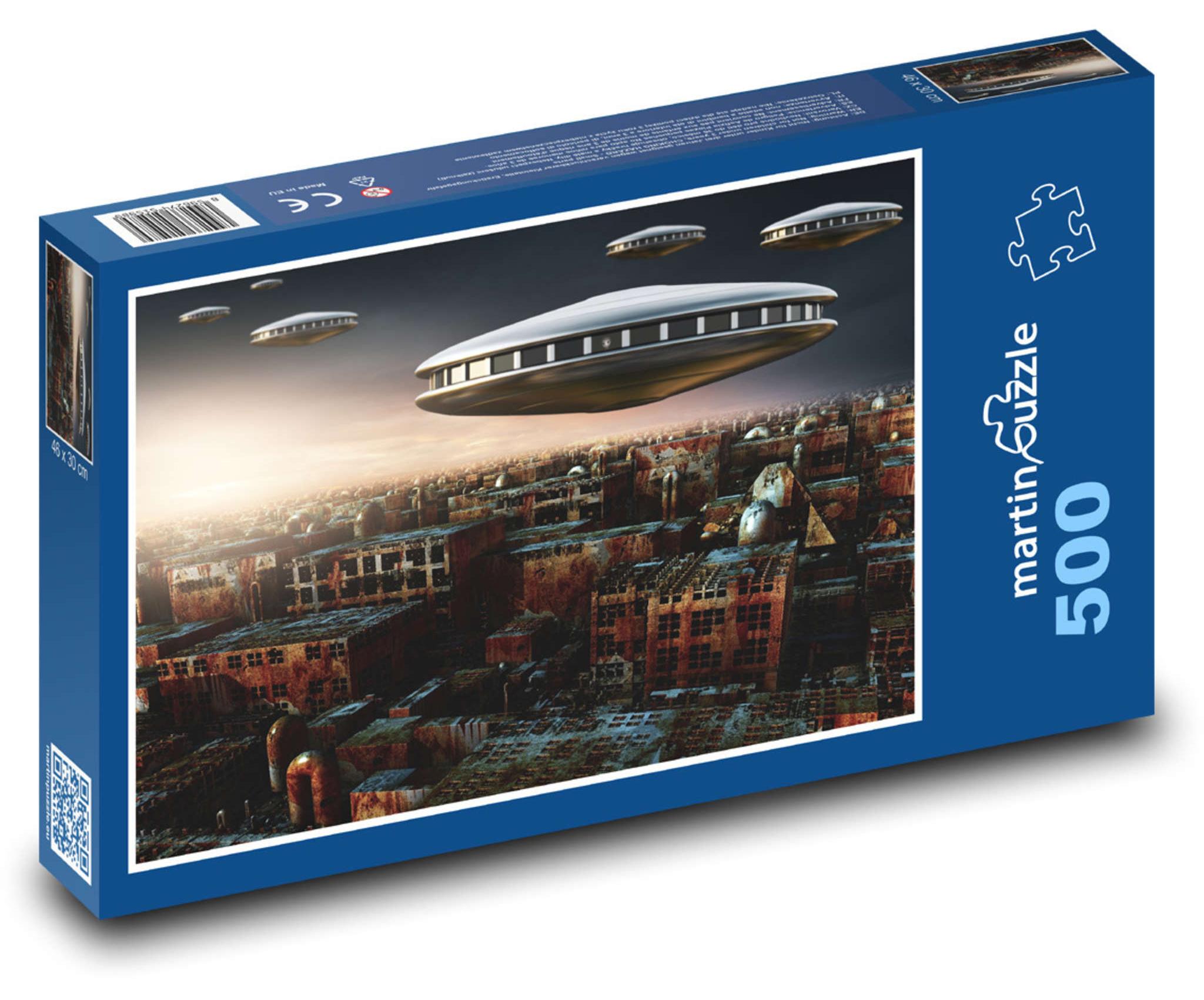 MCprint martinpuzzle - Puzzle 500 Teile - UFO, Sci-Fi