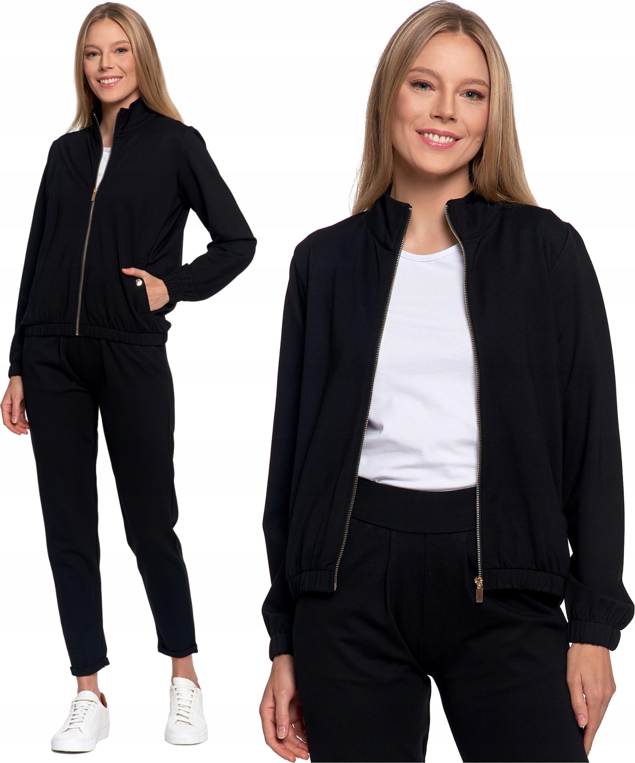 Damen Sweatshirt Kapuzenbomber Schlicht Mit Stehkragen Ohne Kapuze Moraj S