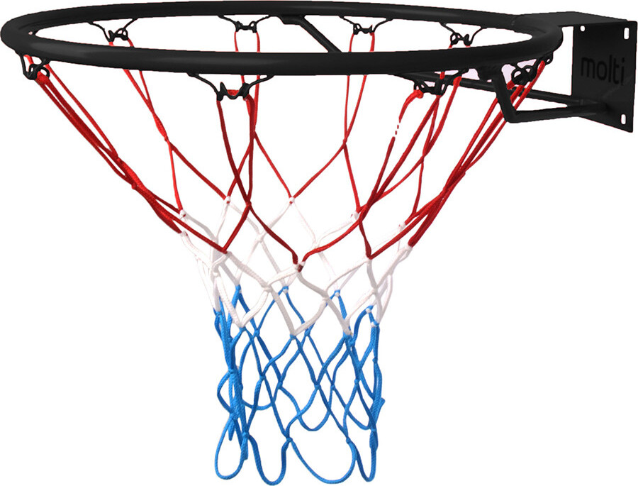 Molti Basketballkorb HangRing Basketball Basketballring mit Ring und Netz 45 cm