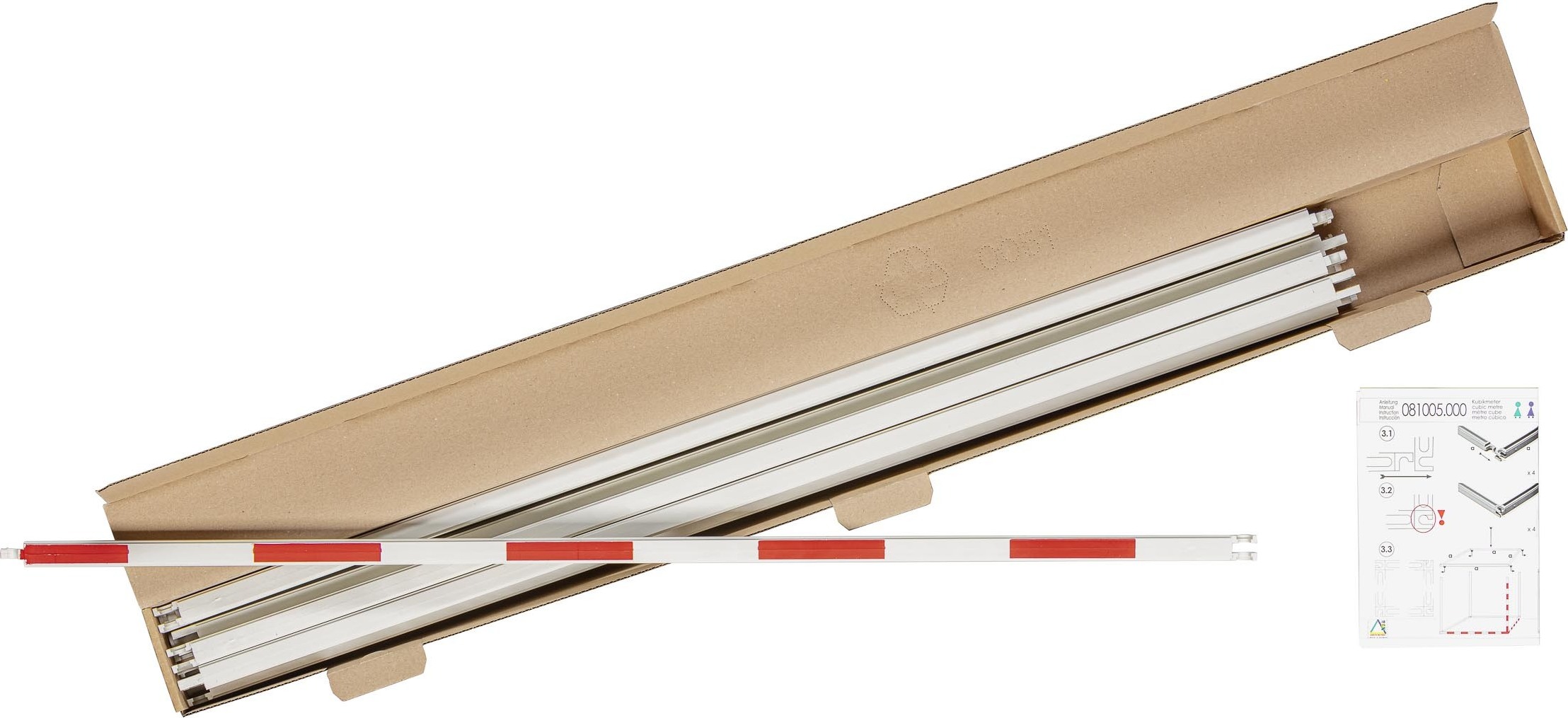 Wissner Kubikmeterbausatz mit Einteilung