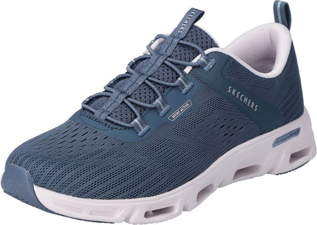 Skechers GLIDE-STEP GRATIFY – RENOWN Sneaker Schnürer Herren dunkelblau 35 104601 SLT