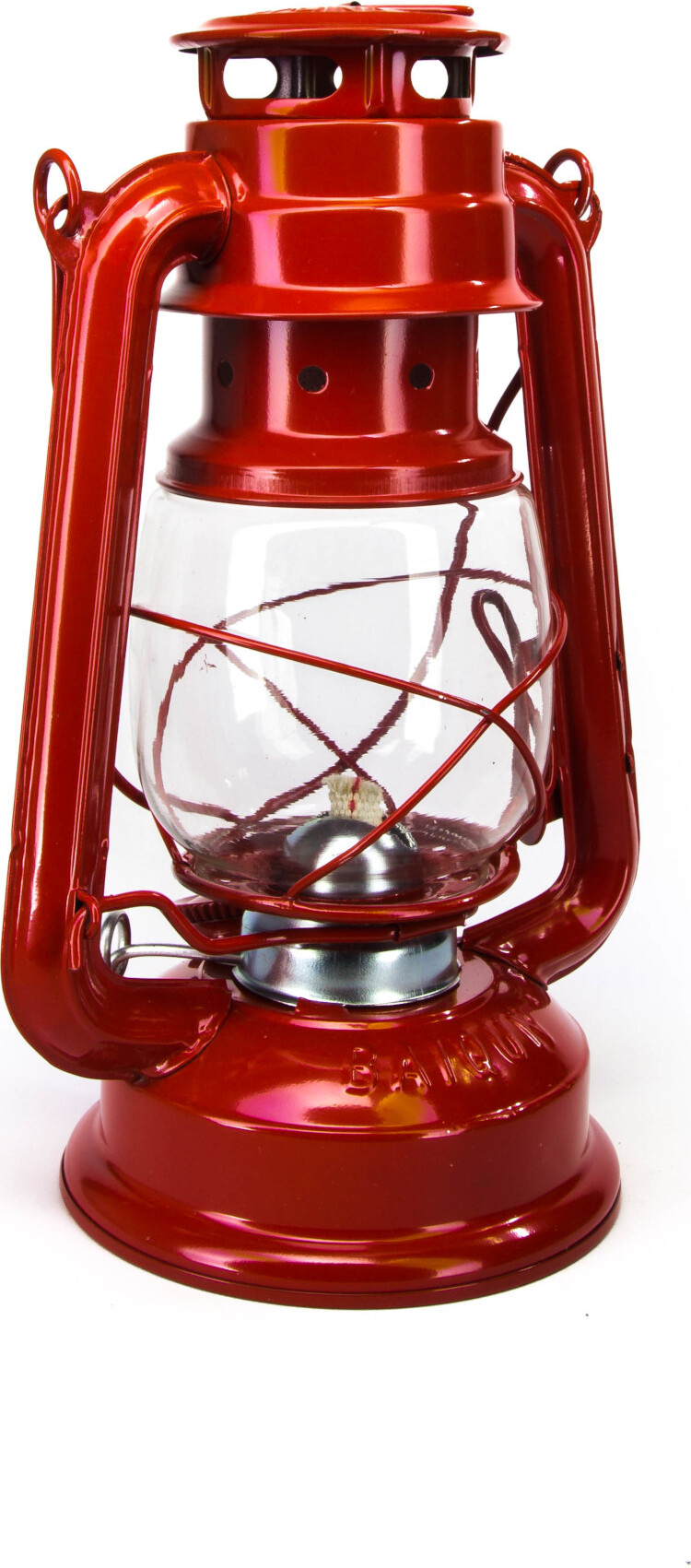 Campfrei Petroleum Sturmlampe 24 cm rot Sturmlaterne Laterne Lampe 55764