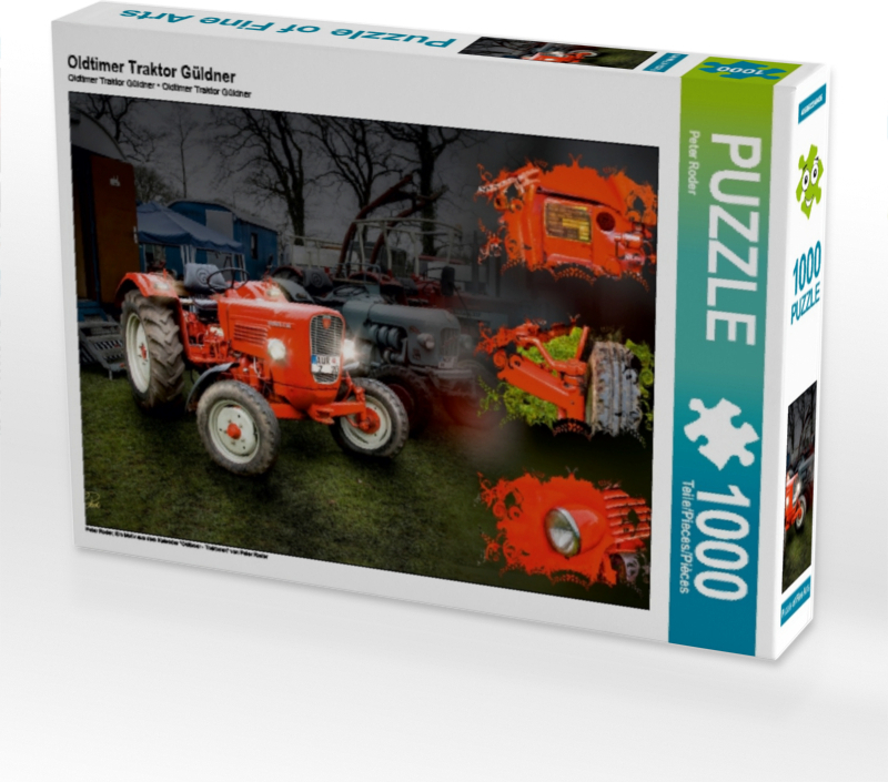 Calvendo Oldtimer Traktor Güldner 1000 Teile Puzzle quer 640x480mm, Roder Peter; 7302158