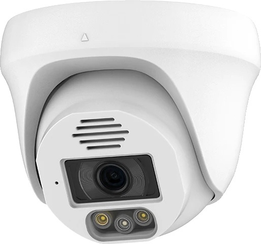 iP kamera 4K POE dome, AI detekcia človeka, farebné nočné videnie, 5MP kamera POE