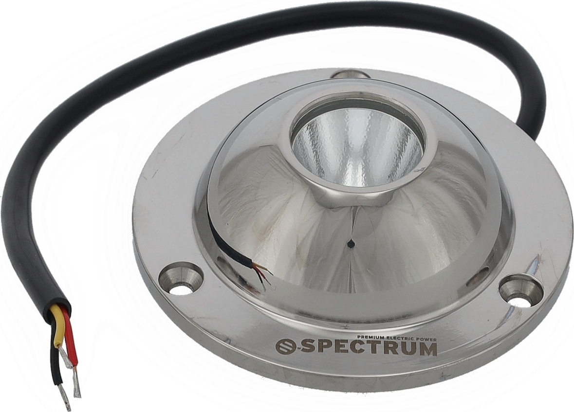 Wellenshop LED Unterwasserlicht Unterwasserspot weiß & blau t 12/24 V Edelstahl Boot Pool 8489