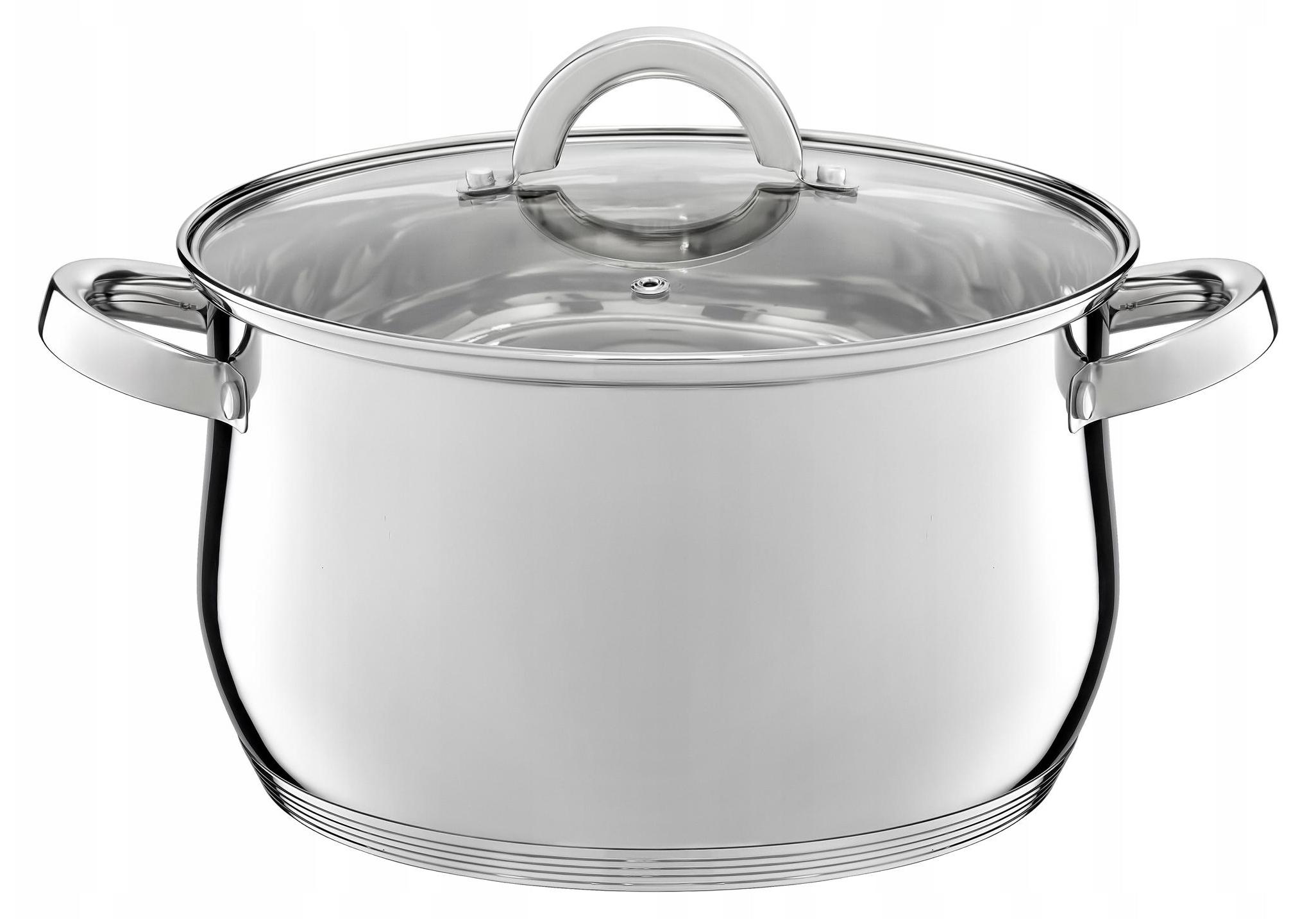 Judge Vista Tegame In Acciaio Inox 18/10 Con Coperchio In Vetro – Diametro 24 Cm, Adatto A Induzione, Forno Fino A 180°C