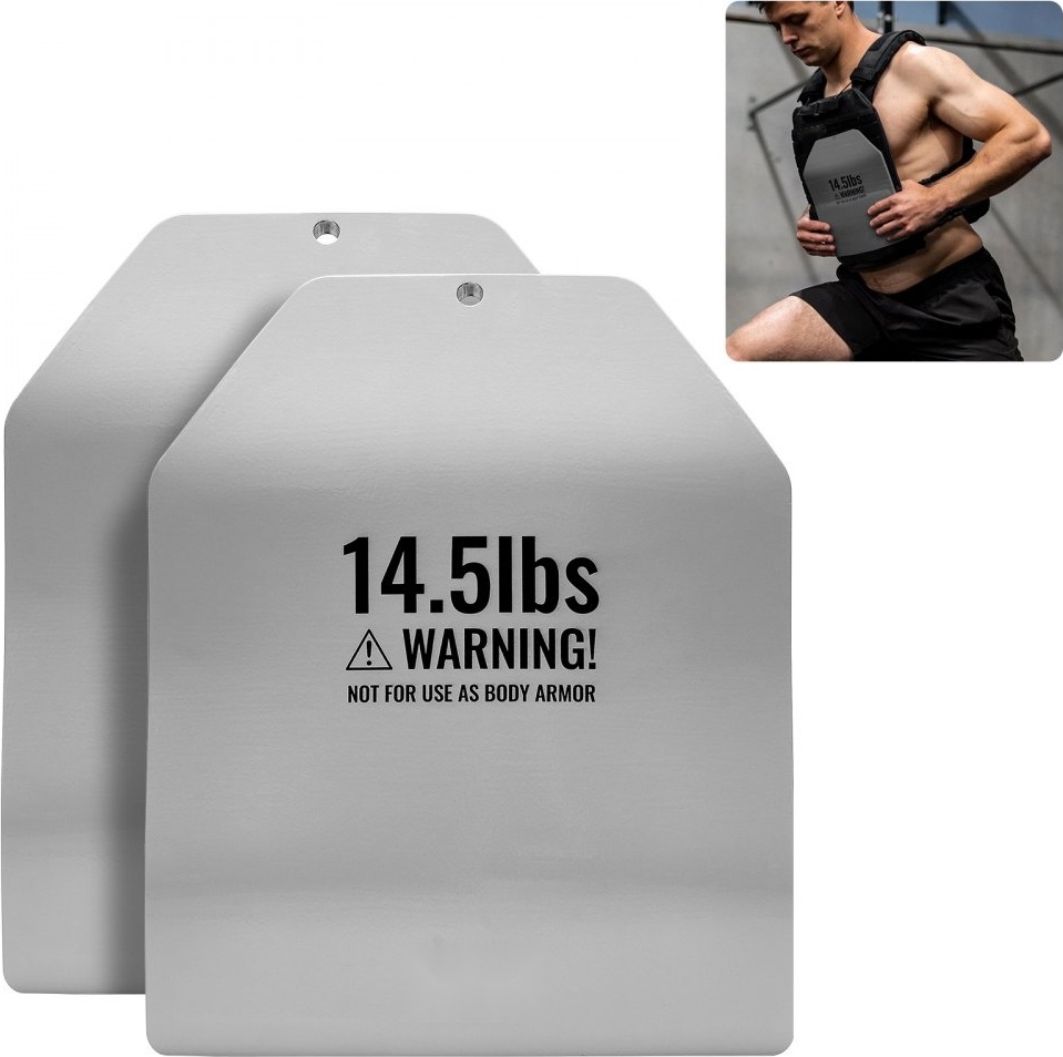 StarTech Gewichtswestenplatten für Kraft- und Lauftraining - 2x6,58kg Gewichtsplatten - Fitnessausrüstung für Heimtraining BXGBQBSP145L4KYMQV0