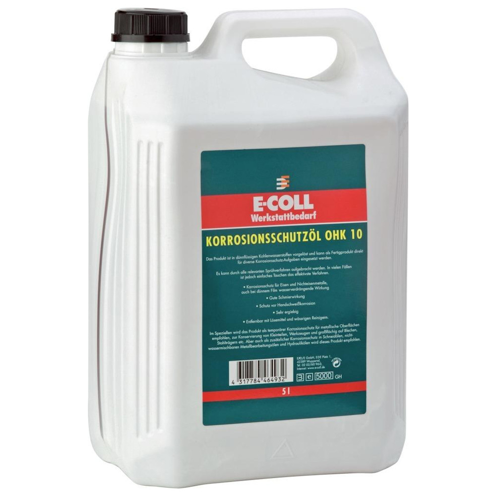 E-COLL Korrosionsschutzöl OHK10 5L (Korrusionsschutzöle Öle Korrosions) 7001941.9005