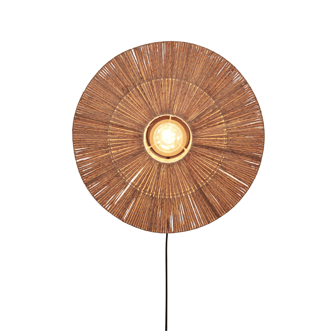 GOOD&MOJO - Wandlampe Iguazu - Jute - Ø55cm IGUAZU/W/5514/N