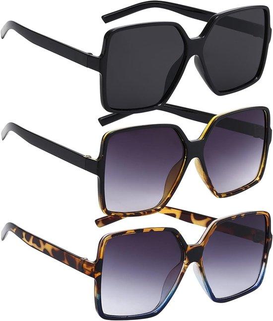 OEM Set von 3 Damen Sonnenbrillen mit UV400-Schutz und Modeaccessoiren 2026