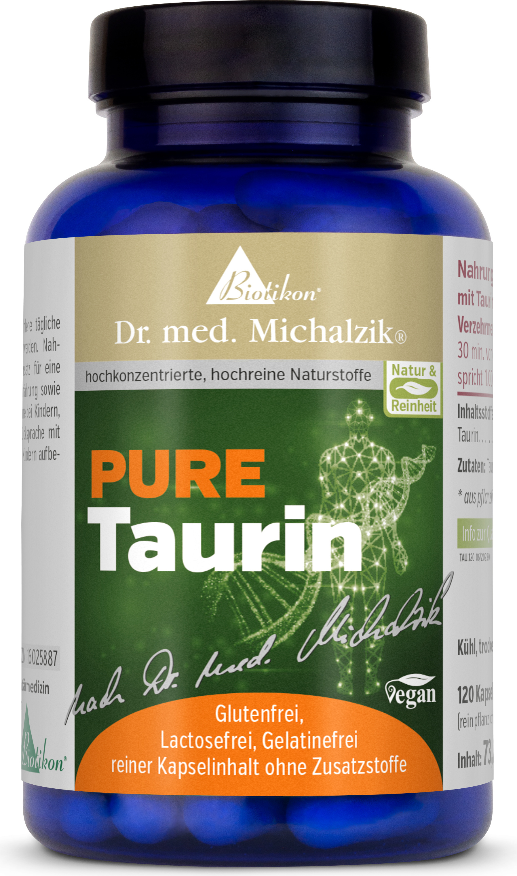 L-Taurin nach Dr. med. Michalzik - von BIOTIKON® TAU.120
