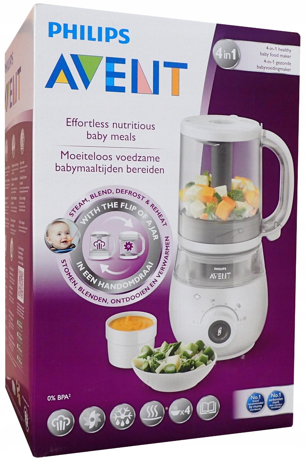Philips Avent SCF883/01 4-in-1-Babynahrungszubereiter, 400 W, 1 l