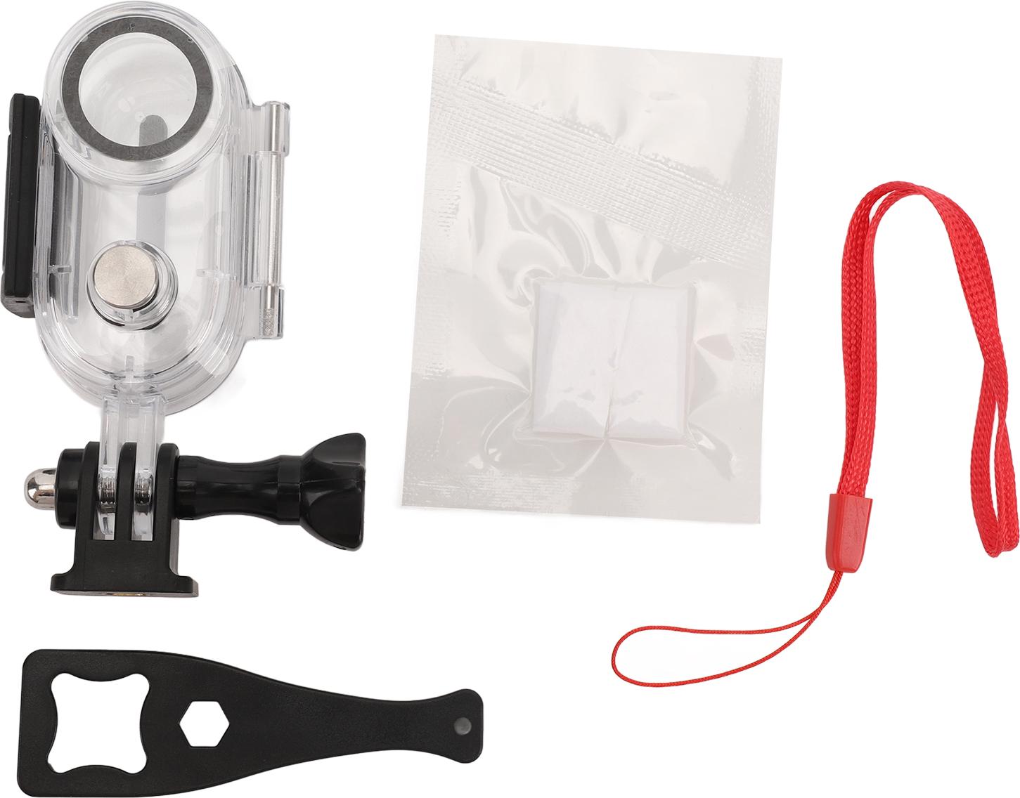 Gistuch Tauchkoffer für Go 3 3s Actionkamera Unterwasserfotografie Schutzhäuserschalenzubehör wasserdicht bis zu 40 m 131,2ft