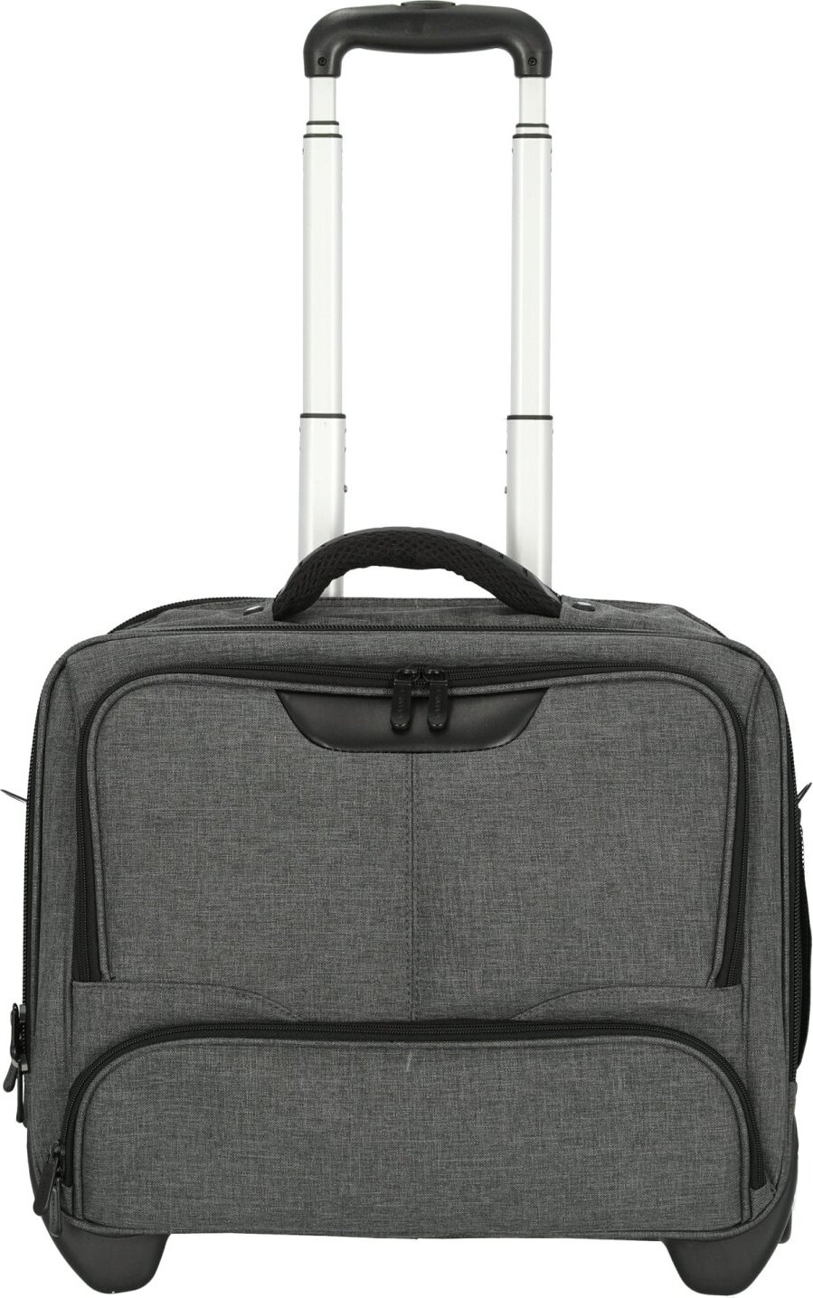 Dermata Dermata 2-Rollen-Businesstrolley Canvas 44,5 cm 3456CV-grau