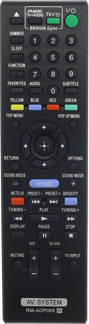 Aurabeam Ersatz Fernbedienung für Sony RTRMADP069 Receiver/Stereoanlage (Surroundsystem) RM-ADP069-RTRMADP069-CN