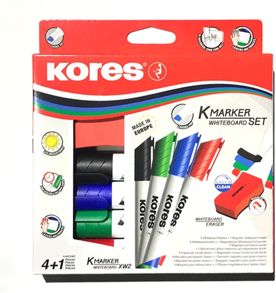Kores Permanent-Marker K MARKER grün Keilspitze 3-5 mm Stift Boardmarker Board 
