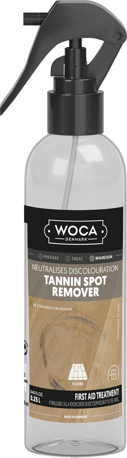 Woca Gerbsäureflecken Spray, entfernt schwarze Flecken, 0,25 Liter Sprühflasche 551005A