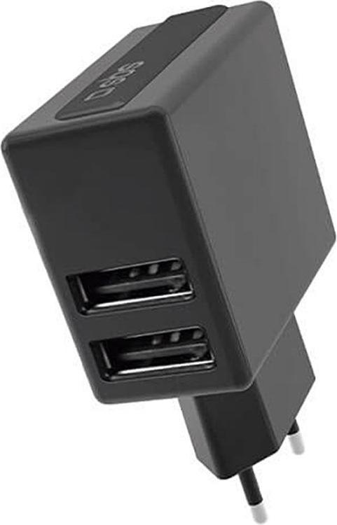 SBS TETRAV2USB2A, Vnútorný, AC, 5 V, 2 A, Čierna