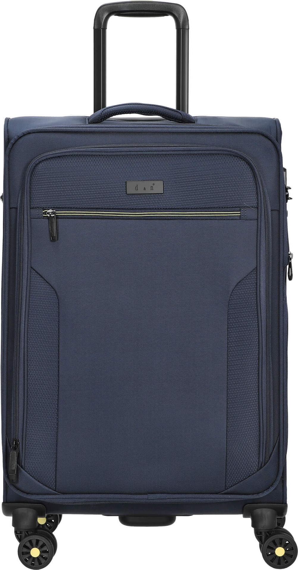 d & n lederwaren D&N D&N Travel Line 9704 - 4-Rollen-Trolley M 68 cm erw. 9764-06